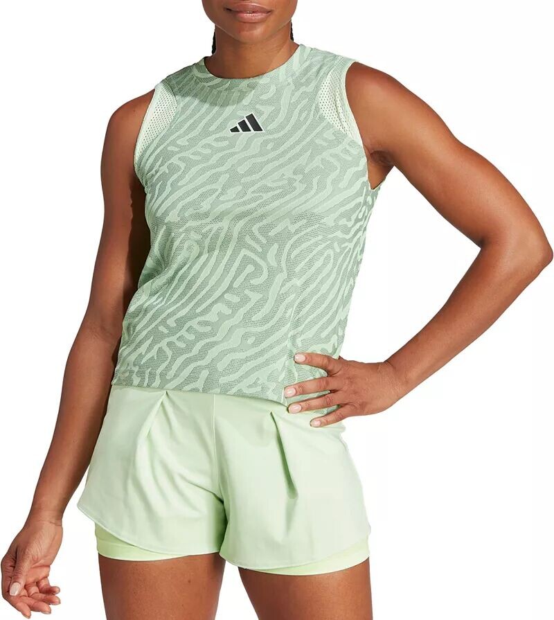 

Женская майка Adidas Airchill Match, серебряный