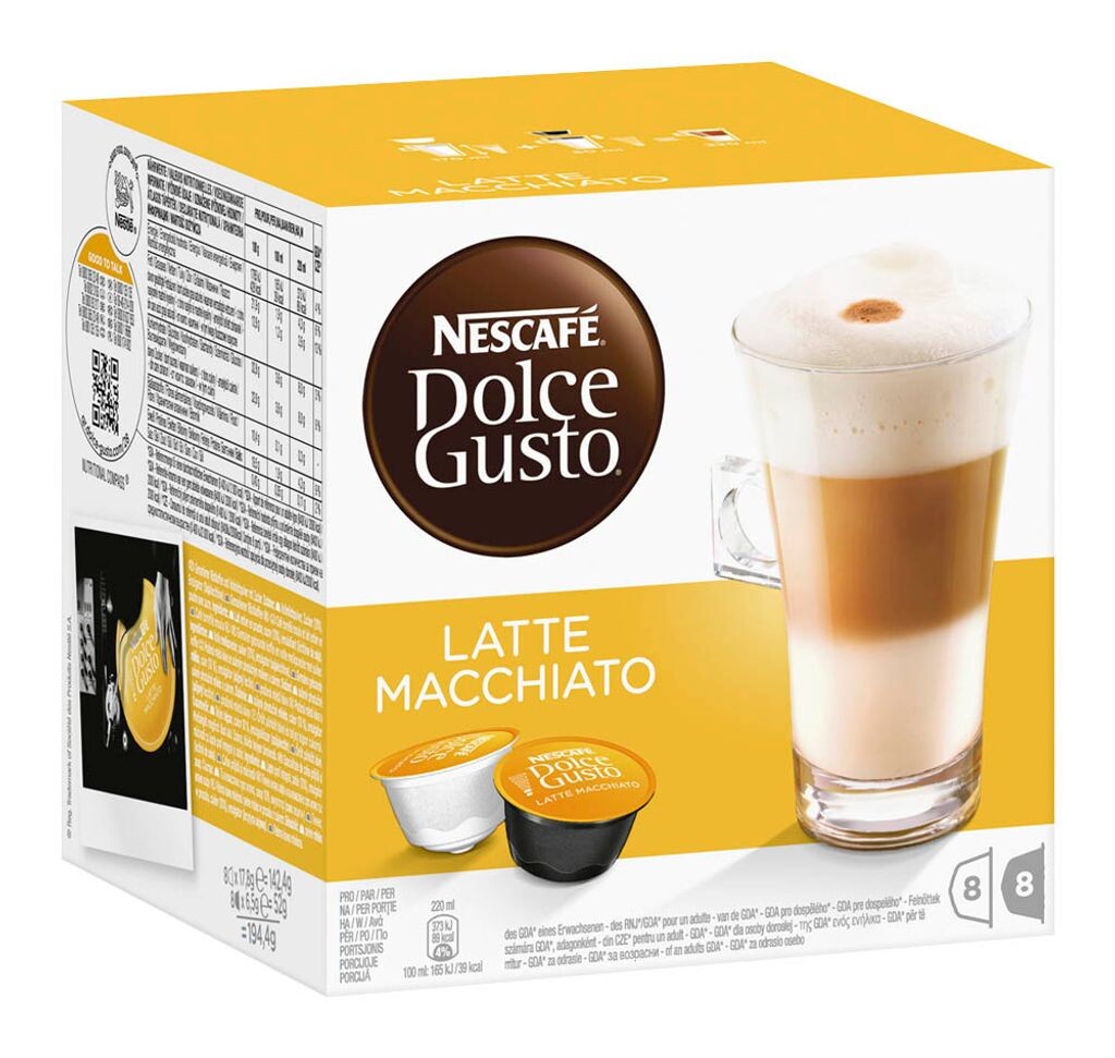 

Nescafé Dolce Gusto Латте Маккиато | 8 кофейных капсул