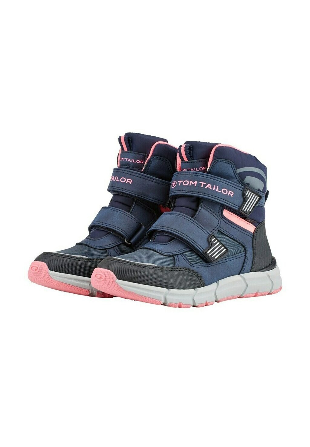 

Ботильоны License Gemusterte TOM TAILOR, цвет denim neon pink