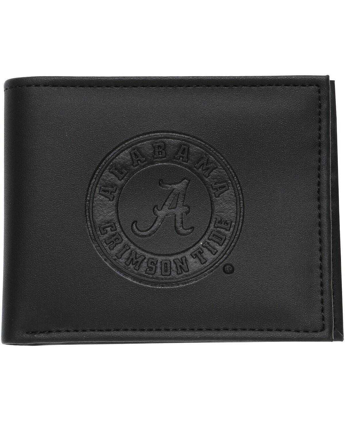 

Мужской черный гибридный двойной кошелек Alabama Crimson Tide Evergreen Enterprises