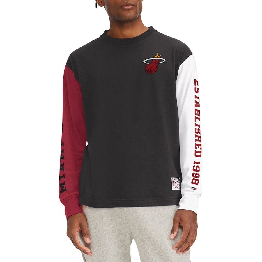 

Футболка с длинным рукавом Tommy Jeans Miami Heat, черный