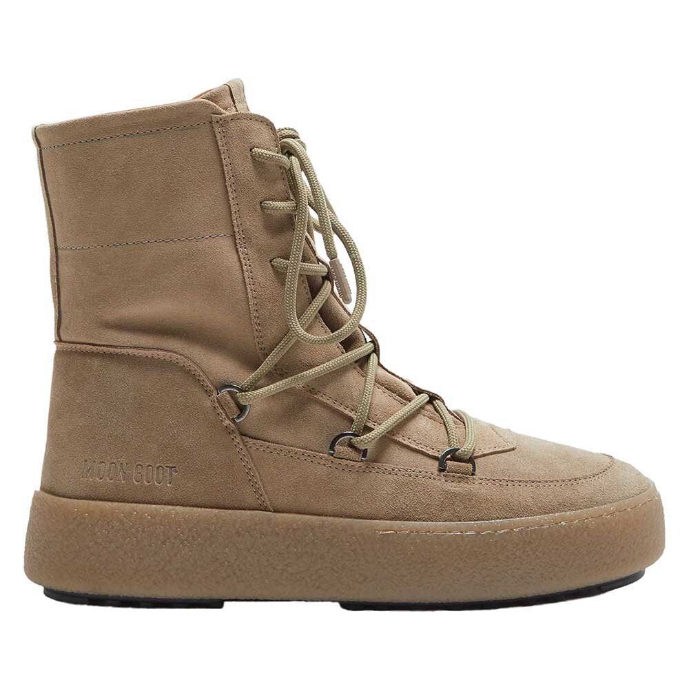 

Ботинки Moon Boot MTrack Lace Suede Snow, коричневый