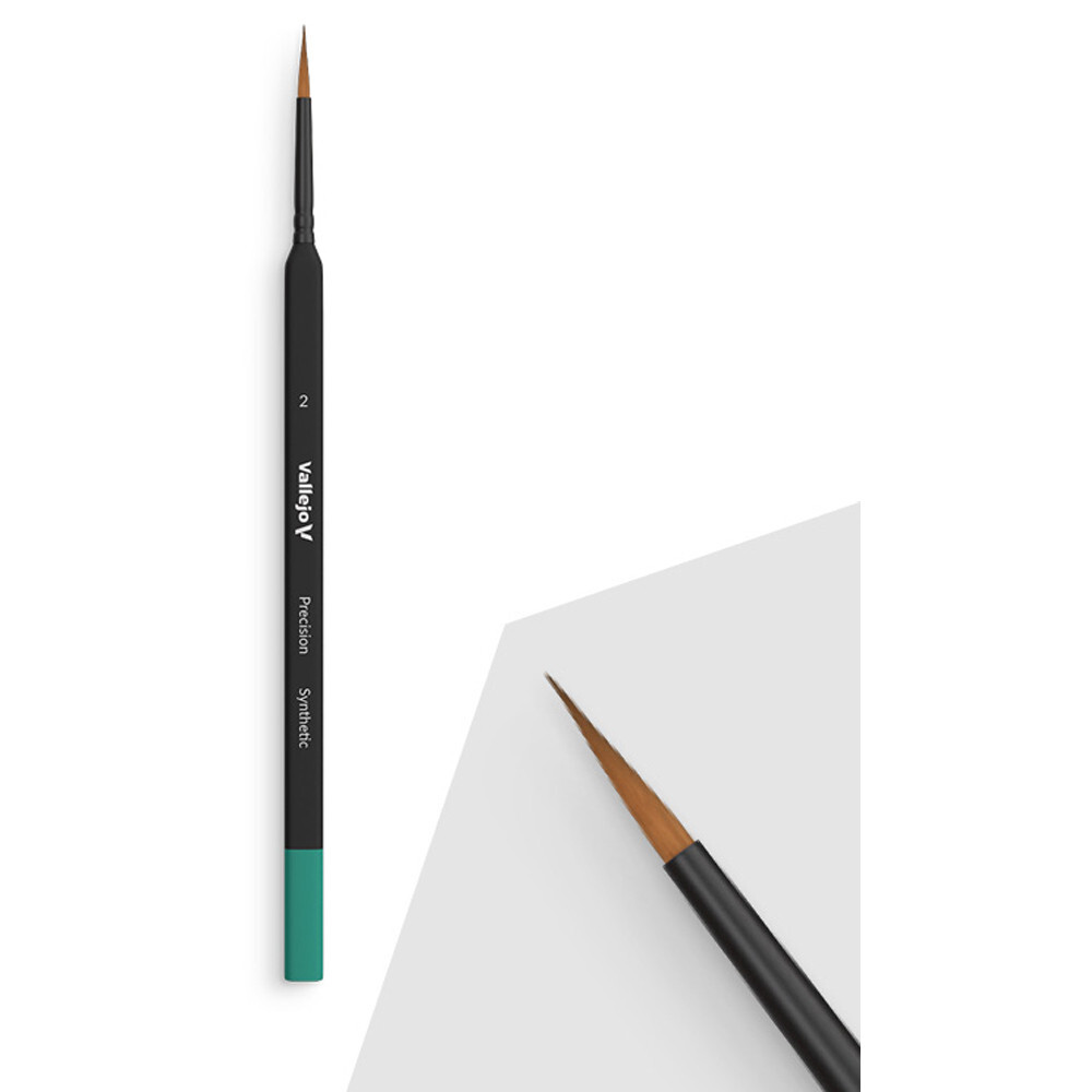 

Аксессуары Vallejo Synthetic Precision Brush: Triangular Size 2