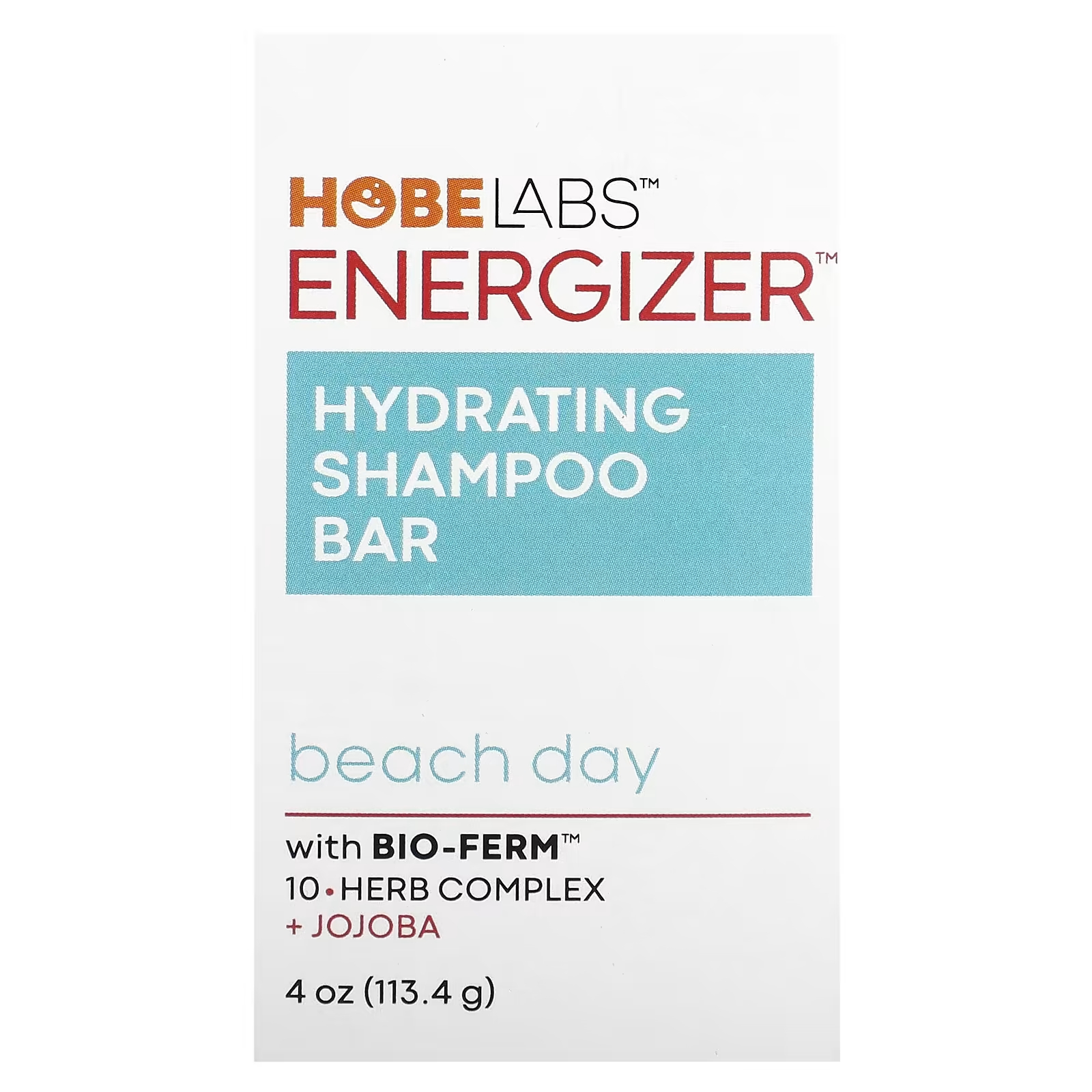 Комплекс трав Hobe Labs Energizer Hydrating Shampoo Bar Beach Day energizer hobe labs стимулятор роста волос 237 мл спрей