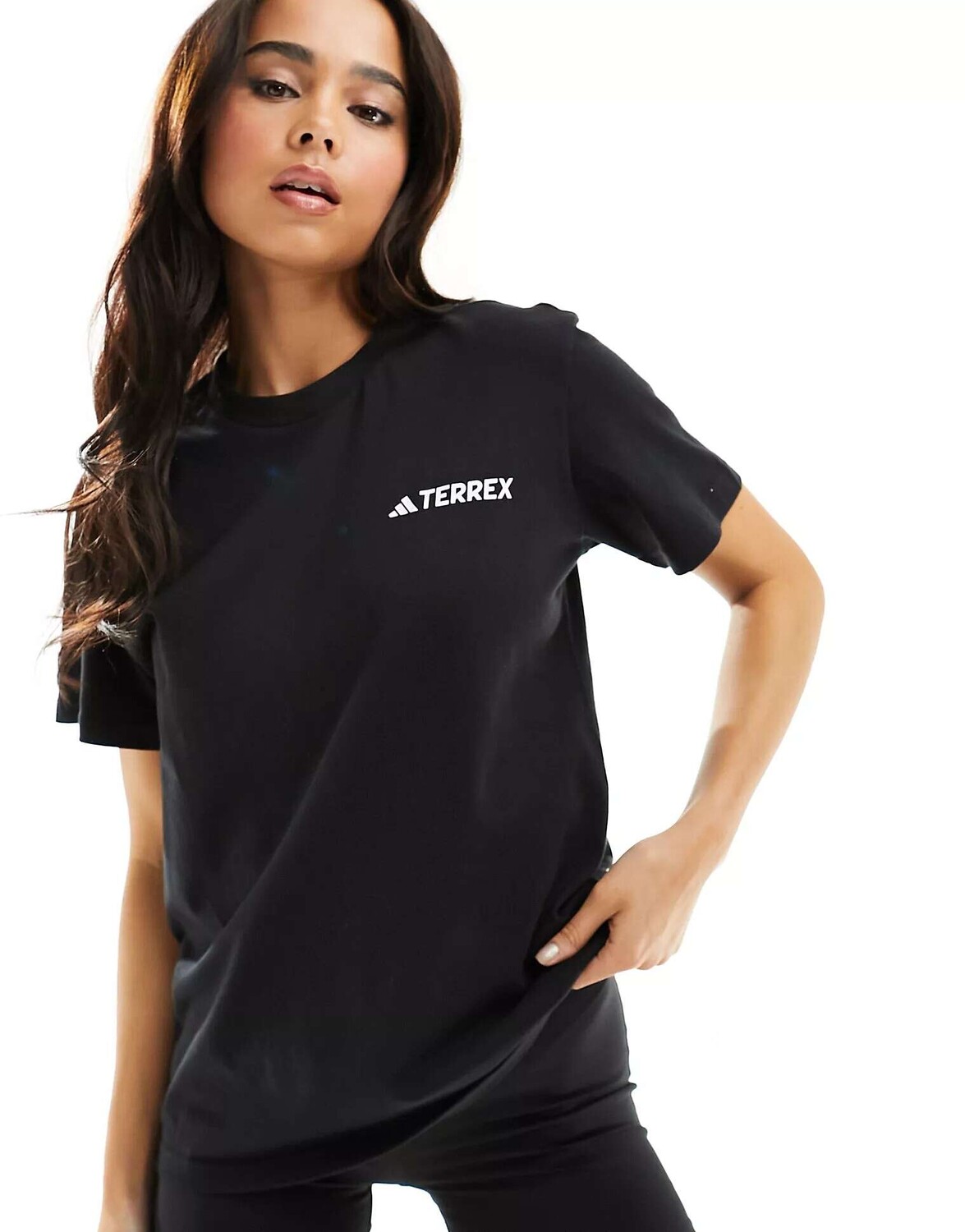 

Черная уличная футболка adidas Terex adidas performance, Черный