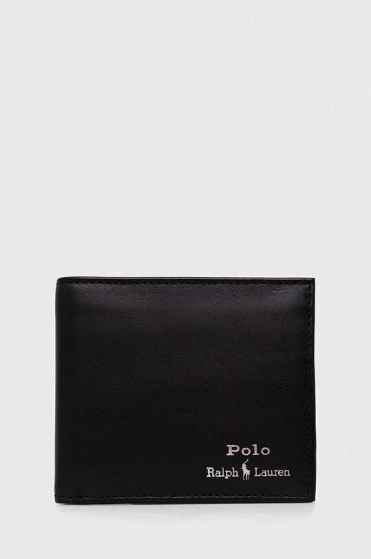 

Кожаный кошелек Polo Ralph Lauren, черный