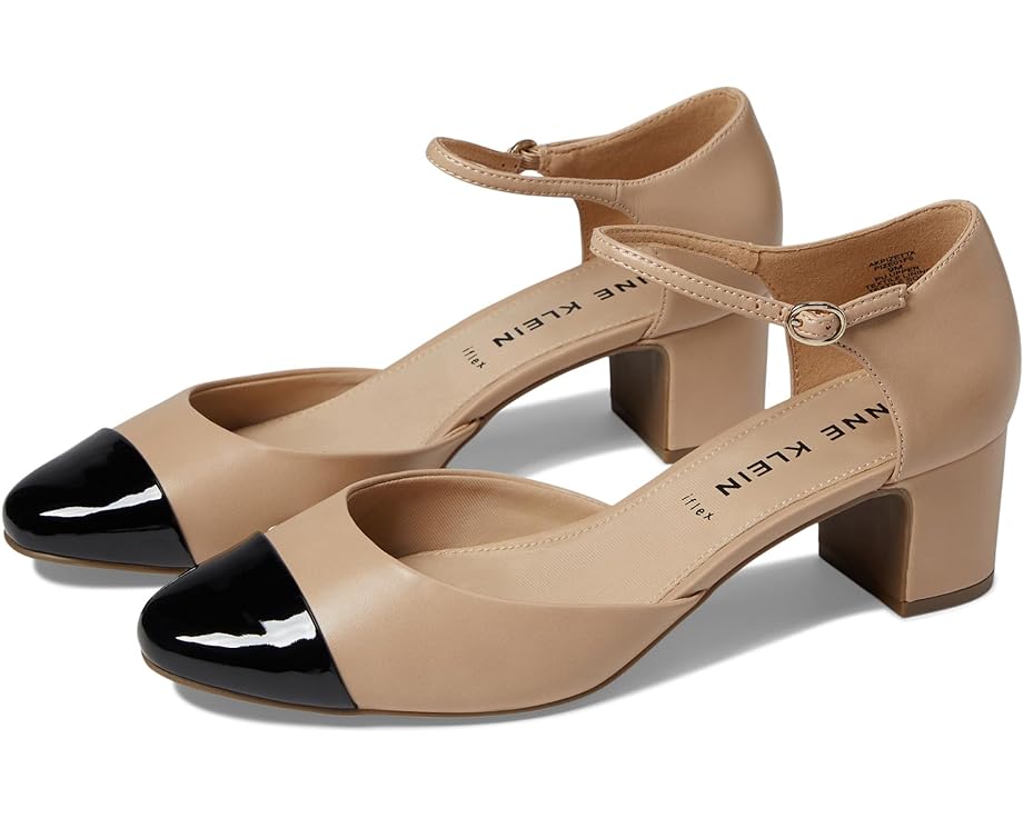 

Туфли Anne Klein Pizetta, цвет Nude/Black Patent