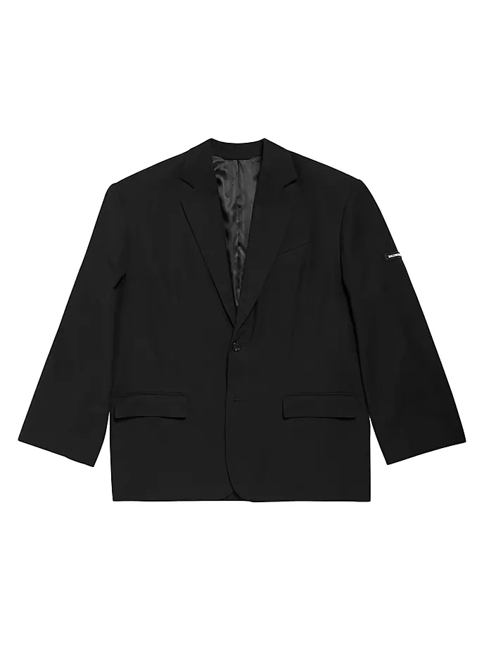 

Приталенная куртка Skater Balenciaga, черный