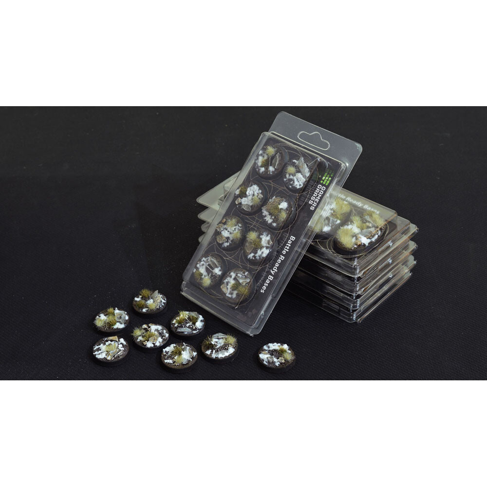 

Аксессуары Gamers Grass Battle Ready Bases: Winter - Round 32mm (8)
