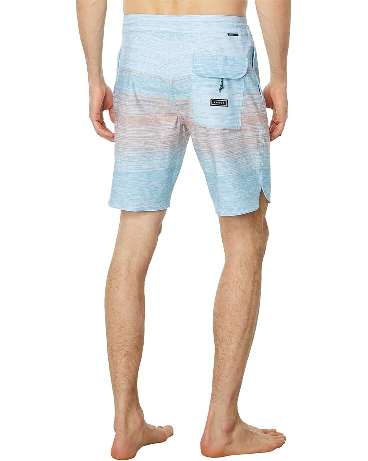 

Шорты для плавания VISSLA Blurry Horizons 18.5" Boardshorts, цвет Cool Blue