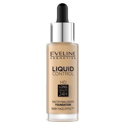 

Eveline Cosmetics Liquid Control HD Матирующий праймер для лица 32 мл 016 Ванильно-бежевый