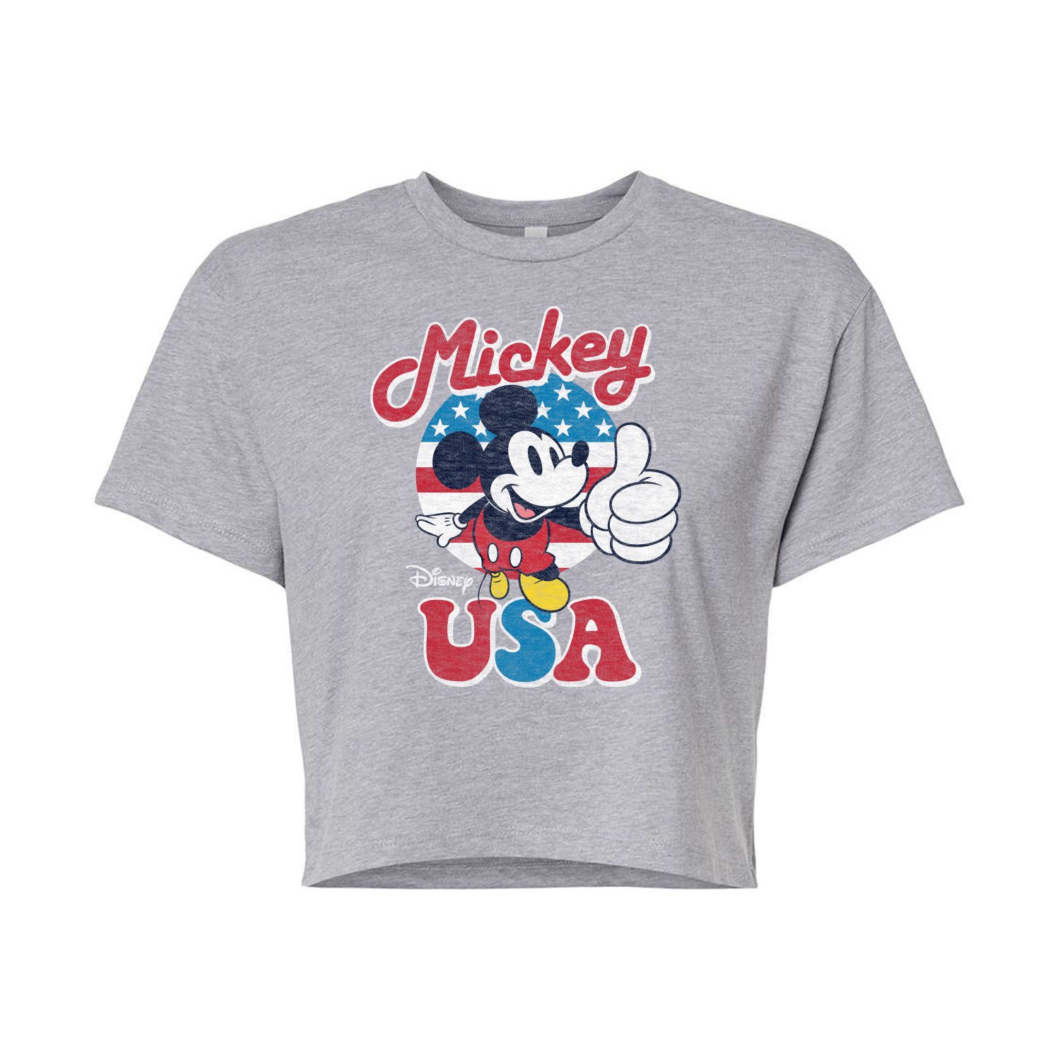 Укороченная футболка Disney's Mickey Mouse Juniors USA Disney