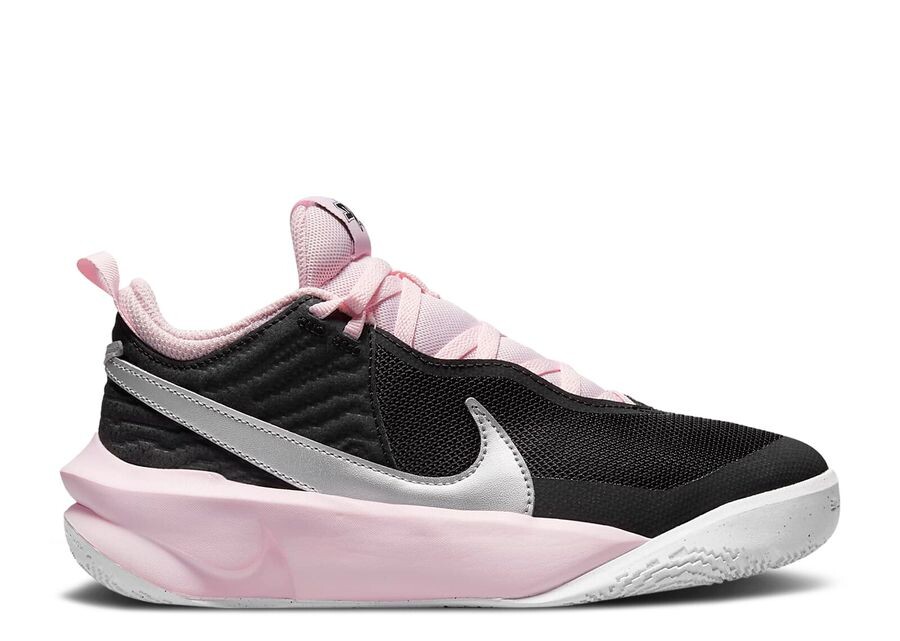 

Кроссовки Nike Team Hustle D10 GS, цвет Black Pink Foam