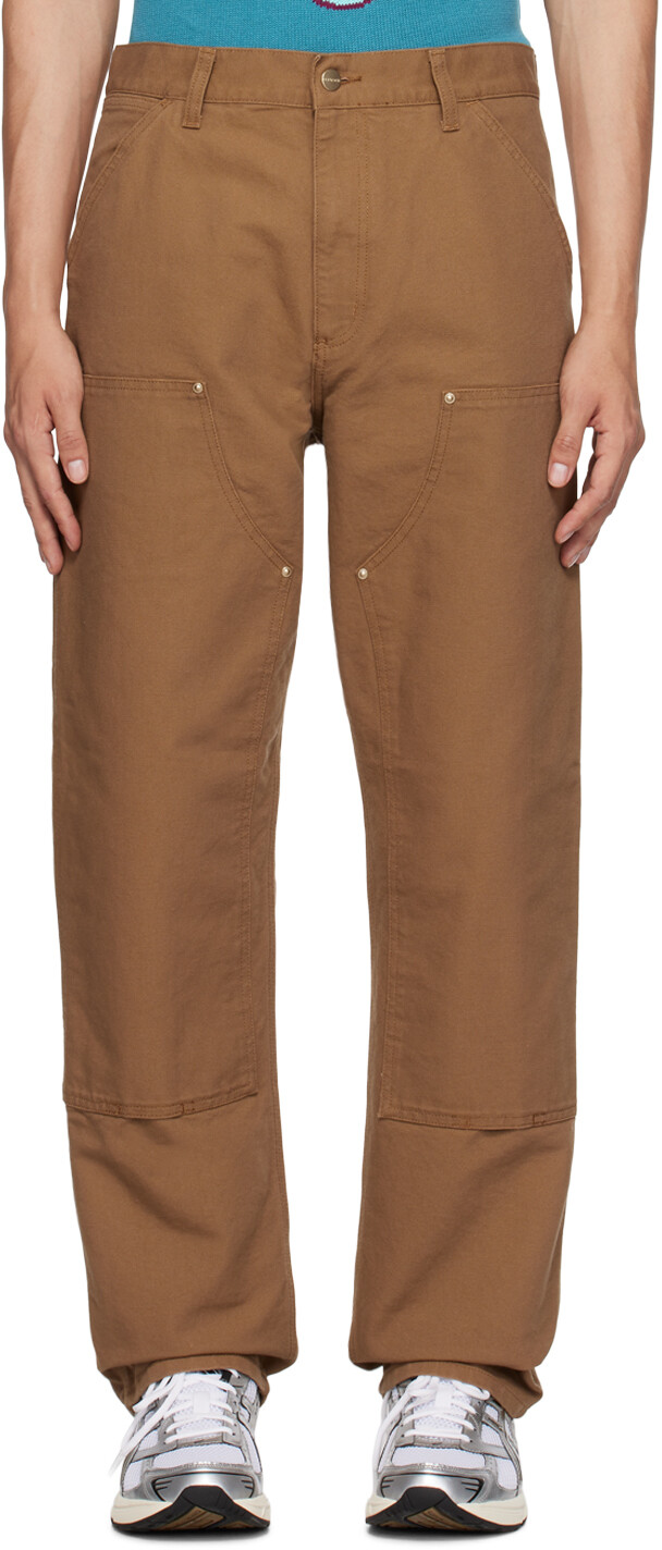 

Коричневые брюки с двойным коленом Carhartt Work In Progress, Коричневый