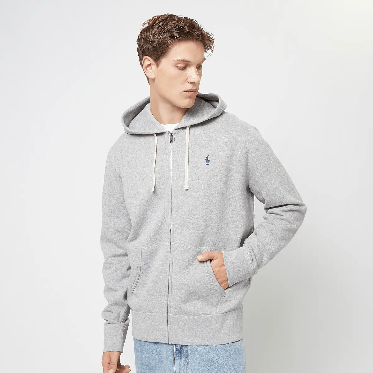 

Толстовка Polo Ralph Lauren LSFZHOODM6-Long Sleeve-Knit, серый