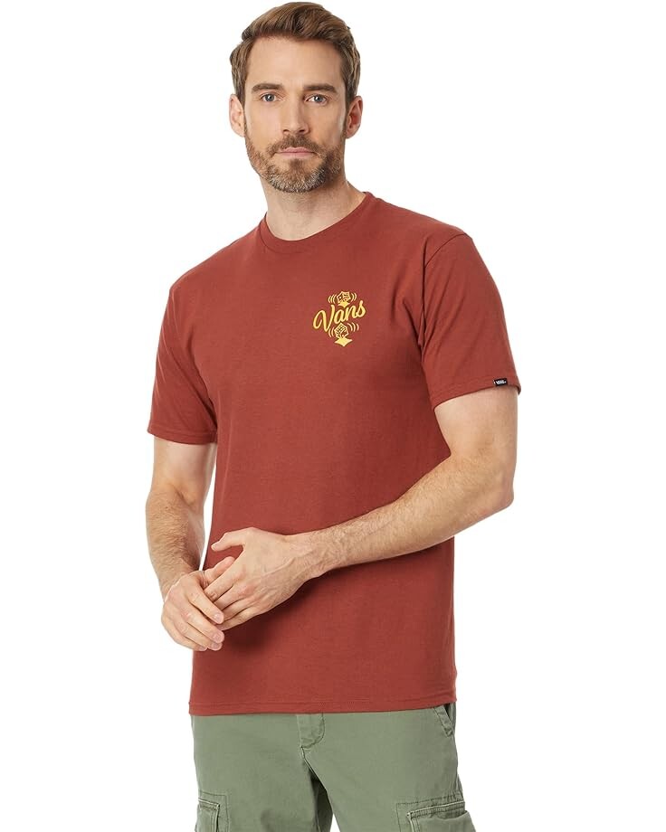 

Футболка Vans Sixty Sixers Club Short Sleeve Tee, цвет Burnt Henna