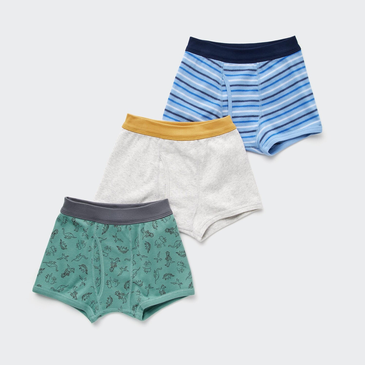 

Хлопковые трусы с принтом динозавров для мальчиков Uniqlo, синий
