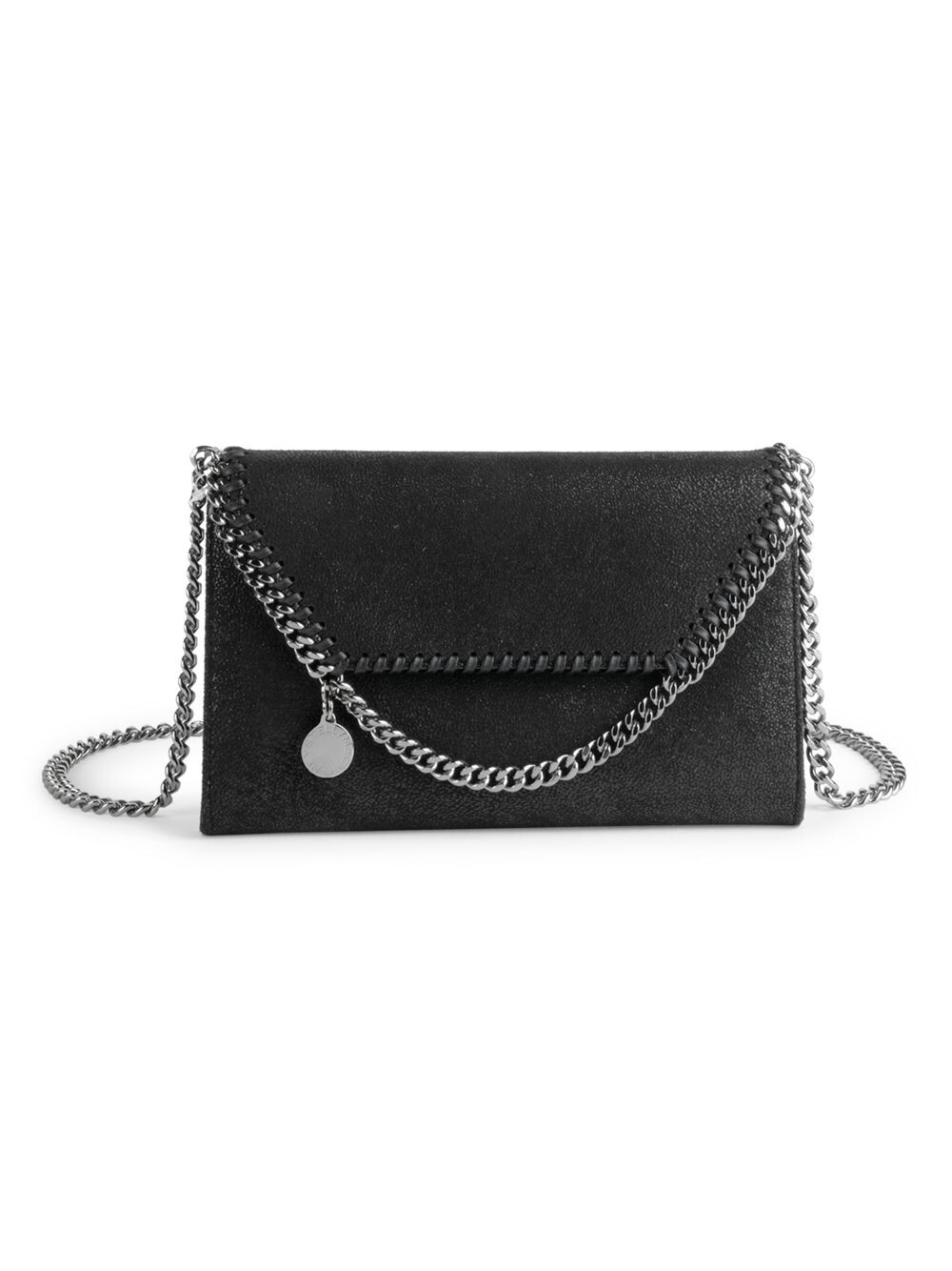 

Мини-сумка через плечо Falabella Stella McCartney, черный