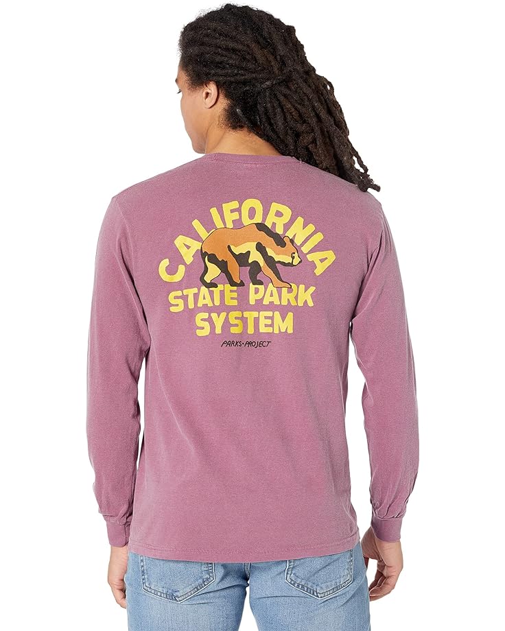 Футболка с длинным рукавом Parks Project California State Parks Bear Long Sleeve Tee, фиолетовый