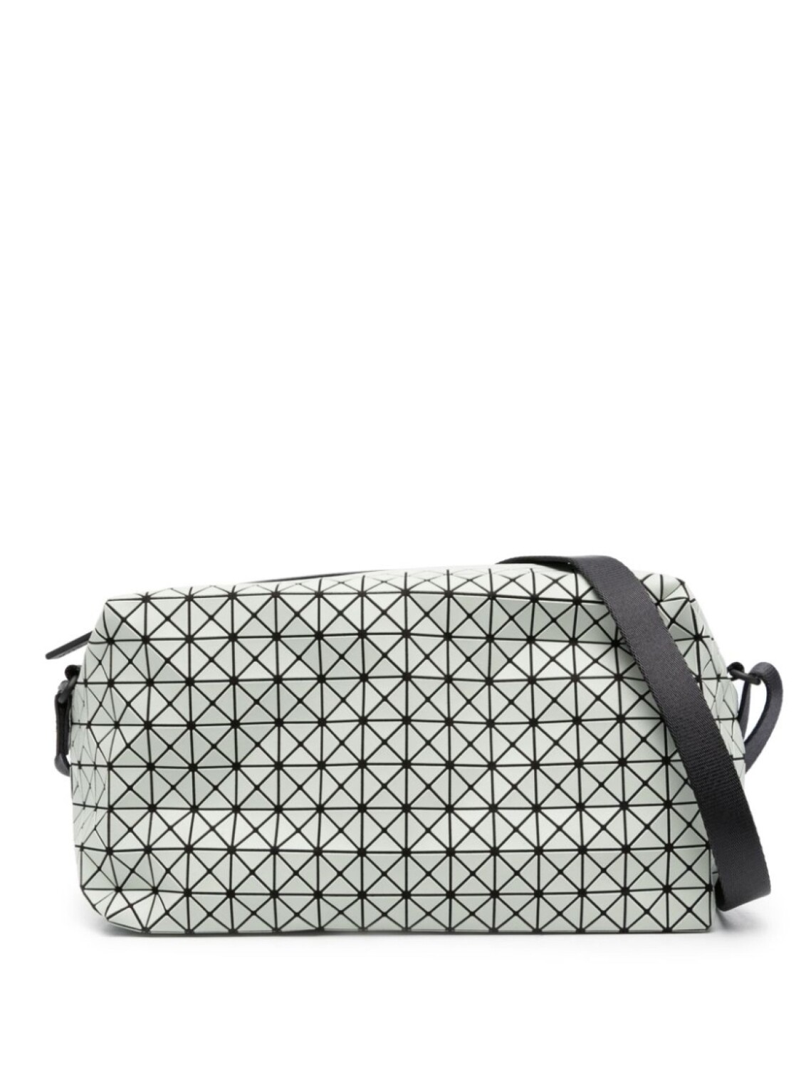 

Bao Bao Issey Miyake сумка на плечо Saddle с геометричным узором, серый