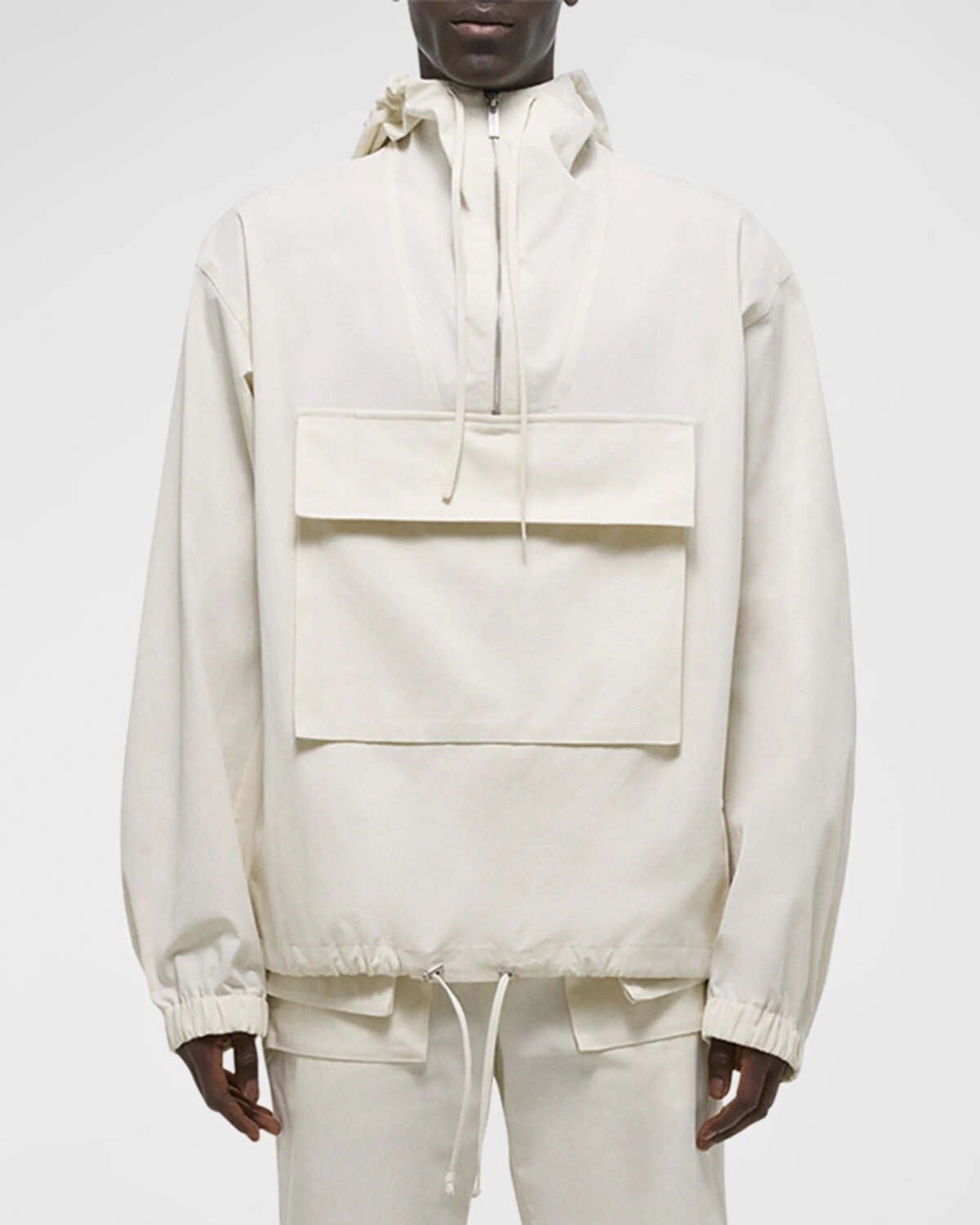 

Мужской пуловер с ластовицами Helmut Lang, цвет Creme