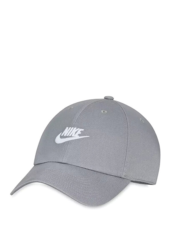 цена Серо-белая женская шляпа с логотипом Nike