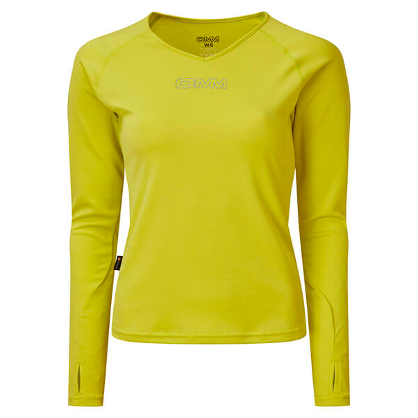 Беговая рубашка Omm Women's Bearing Tee L/S, цвет Yellow Mountains