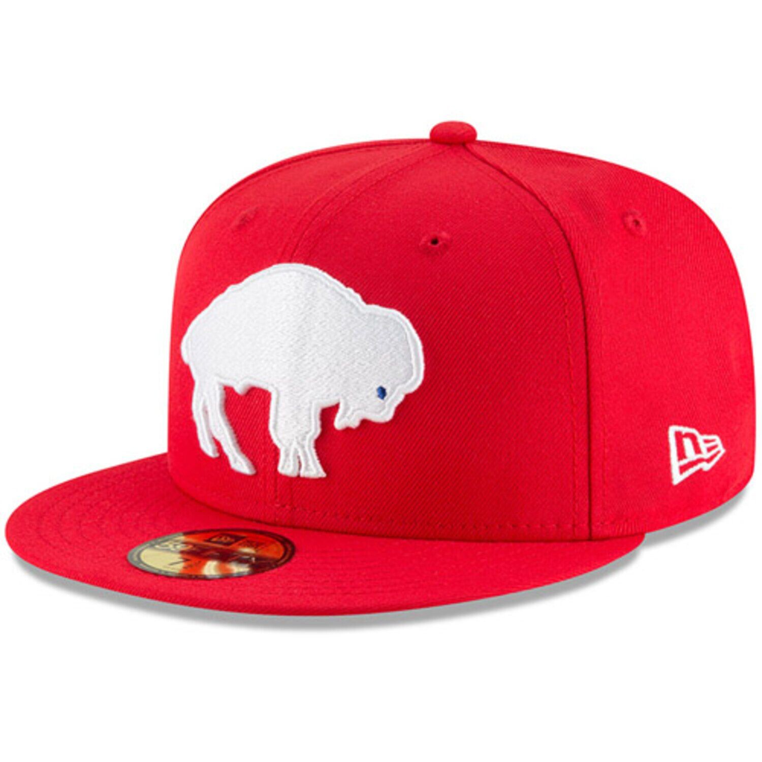 

Мужская приталенная шляпа New Era Red Buffalo Bills Omaha Throwback 59FIFTY