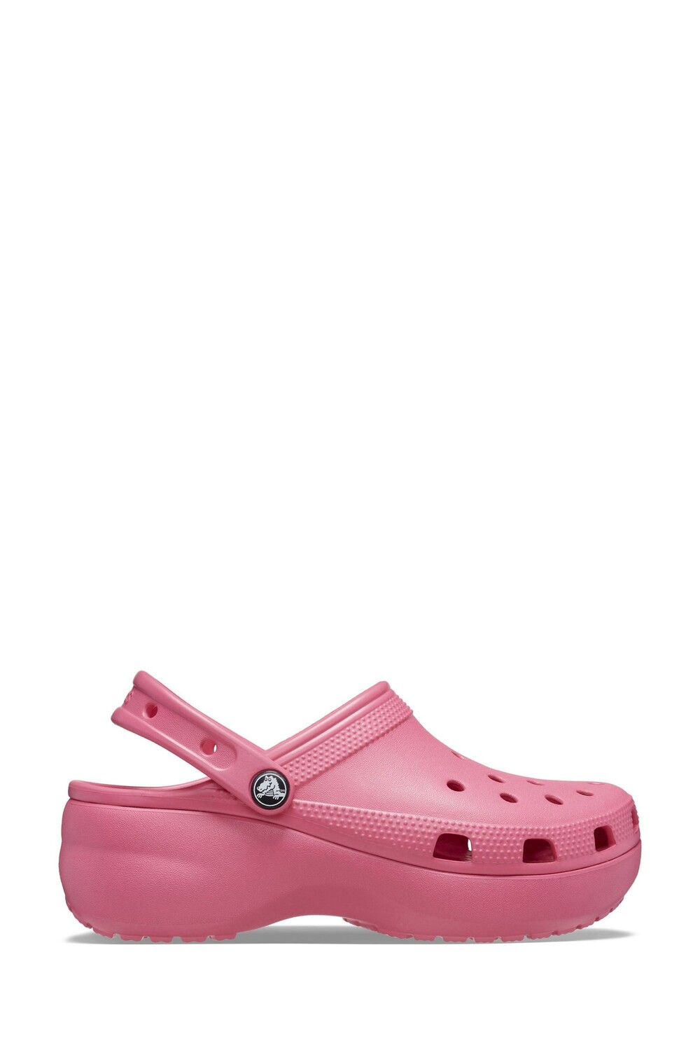 

Классические босоножки на платформе с клогами Crocs, розовый