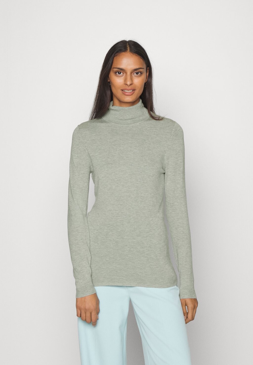 

Топ с длинными рукавами Esprit, светло-серый