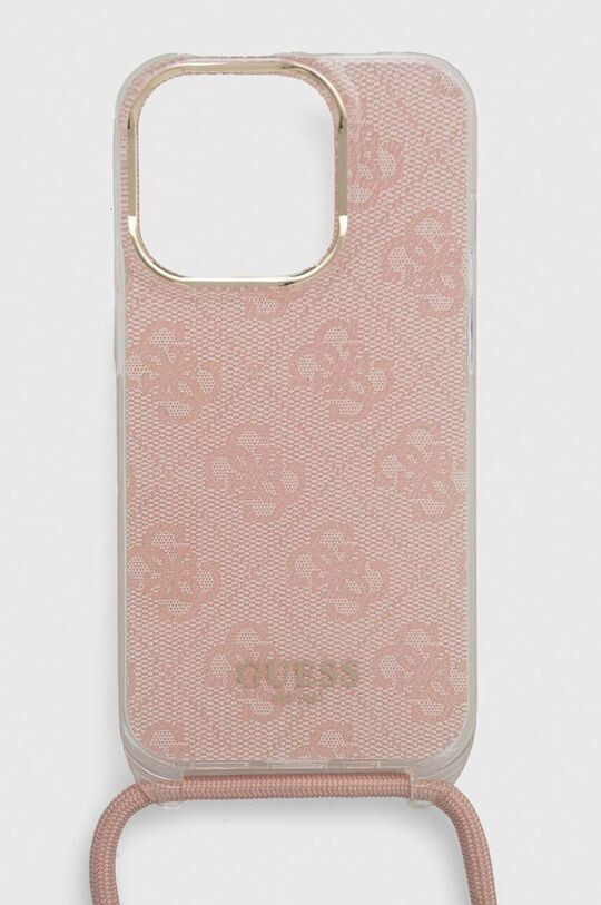 

Чехол для iPhone 15 Pro 6,1" Guess, розовый