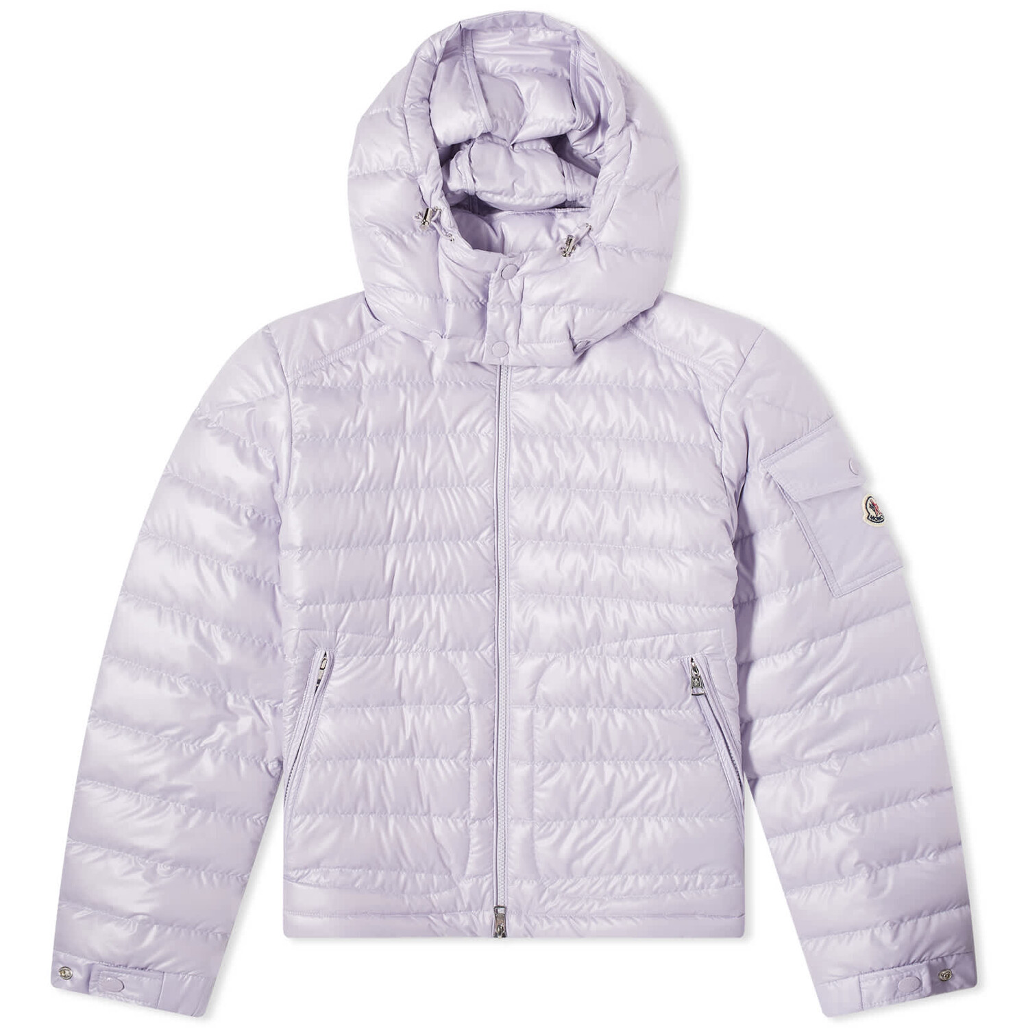 

Куртка Moncler Lauros Hooded Light Down, сирень