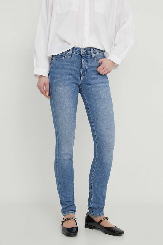 Джинсы Calvin Klein Jeans, синий джинсы скинни calvin klein размер 32 28 голубой