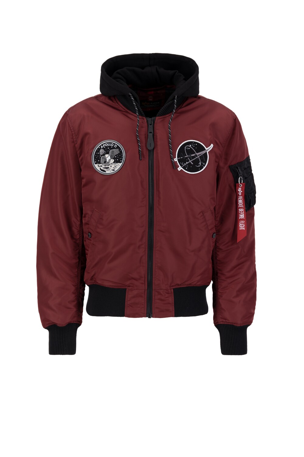 Межсезонная куртка Alpha Industries Flight Jacket MA-1 VF, красный