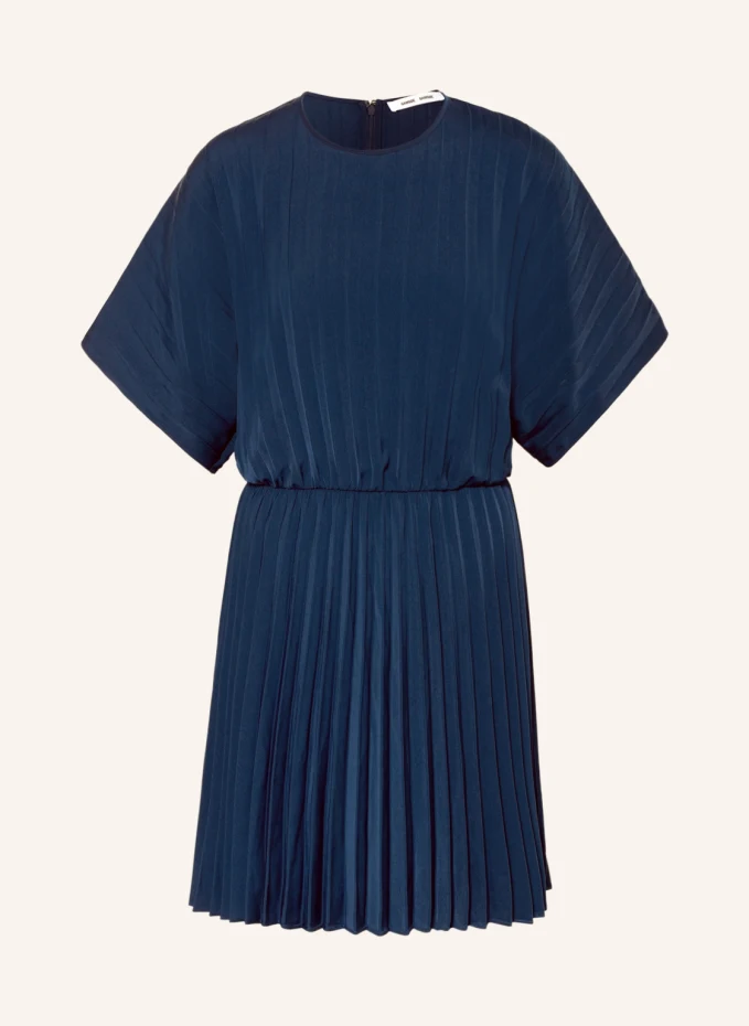 Плиссированное платье анника Samsøe Samsøe, синий samailey платье samsøe samsøe синий