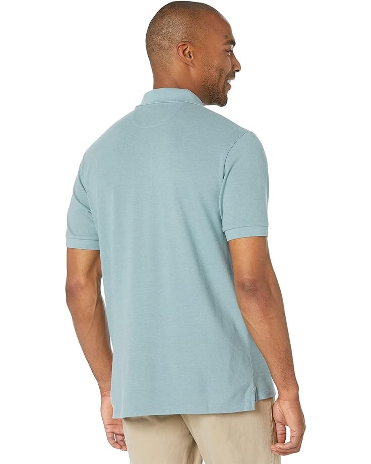 

Поло Faherty Short Sleeve Pique Polo, цвет Teal