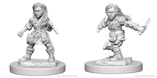 

Миниатюра WizKids/NECA D&D Nolzur's Marvelous Unpainted Minis: W1 Female Halfling Rogue