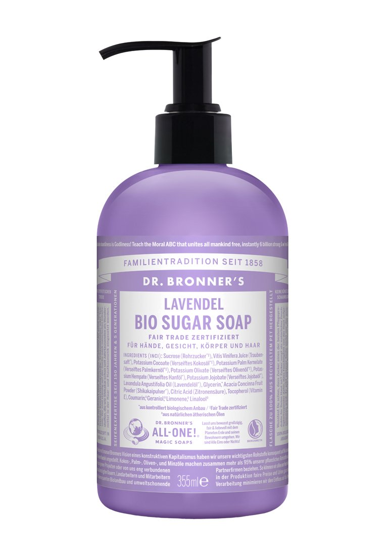 

Гель для душа BIO SUGAR SOAP 355ML Dr. Bronner´S, цвет lavendel