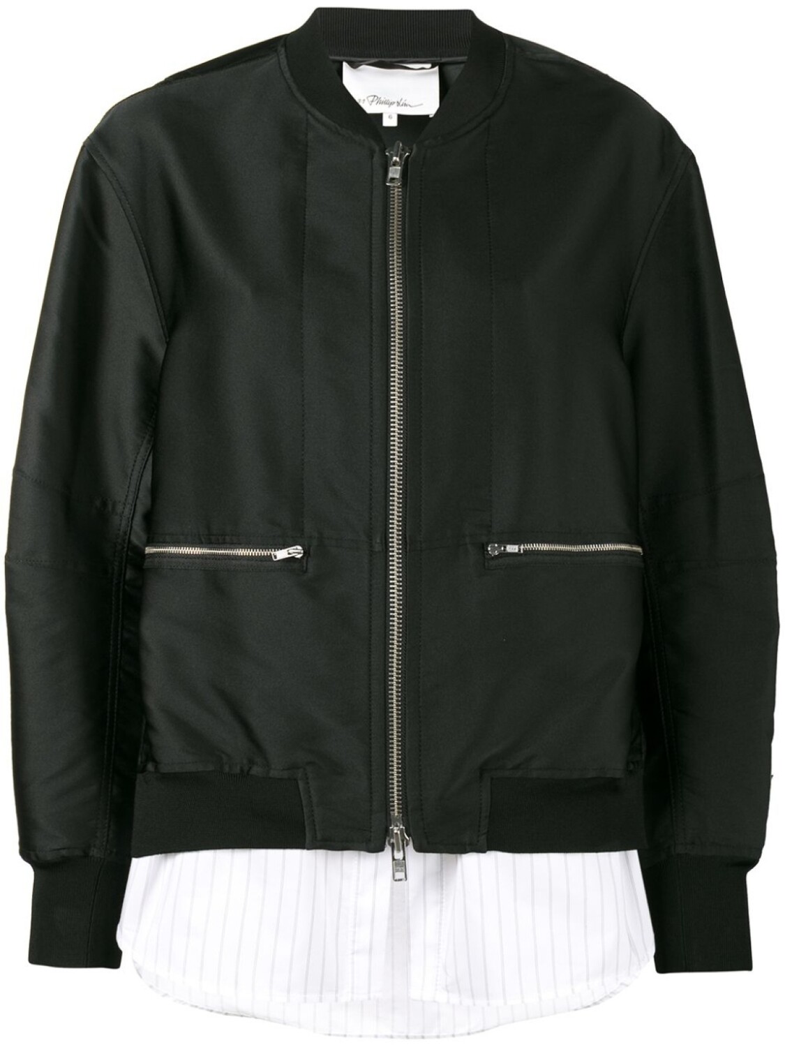 

3.1 Phillip Lim многослойный бомбер, черный