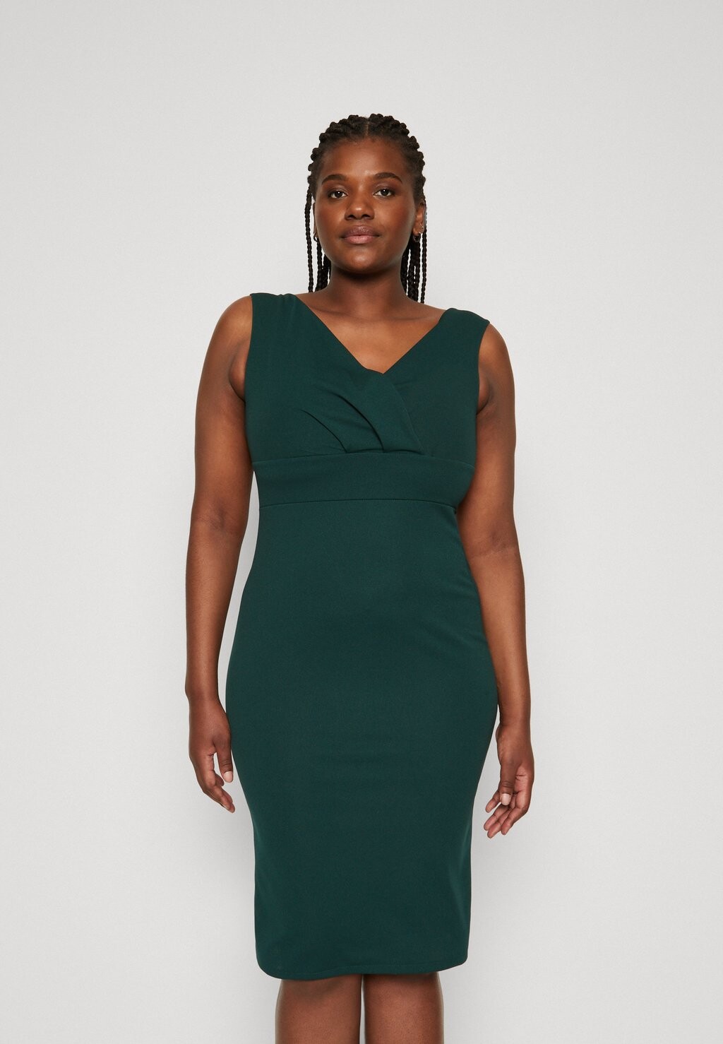 

Платье из джерси WAL G ANNIE MIDI, цвет forest green