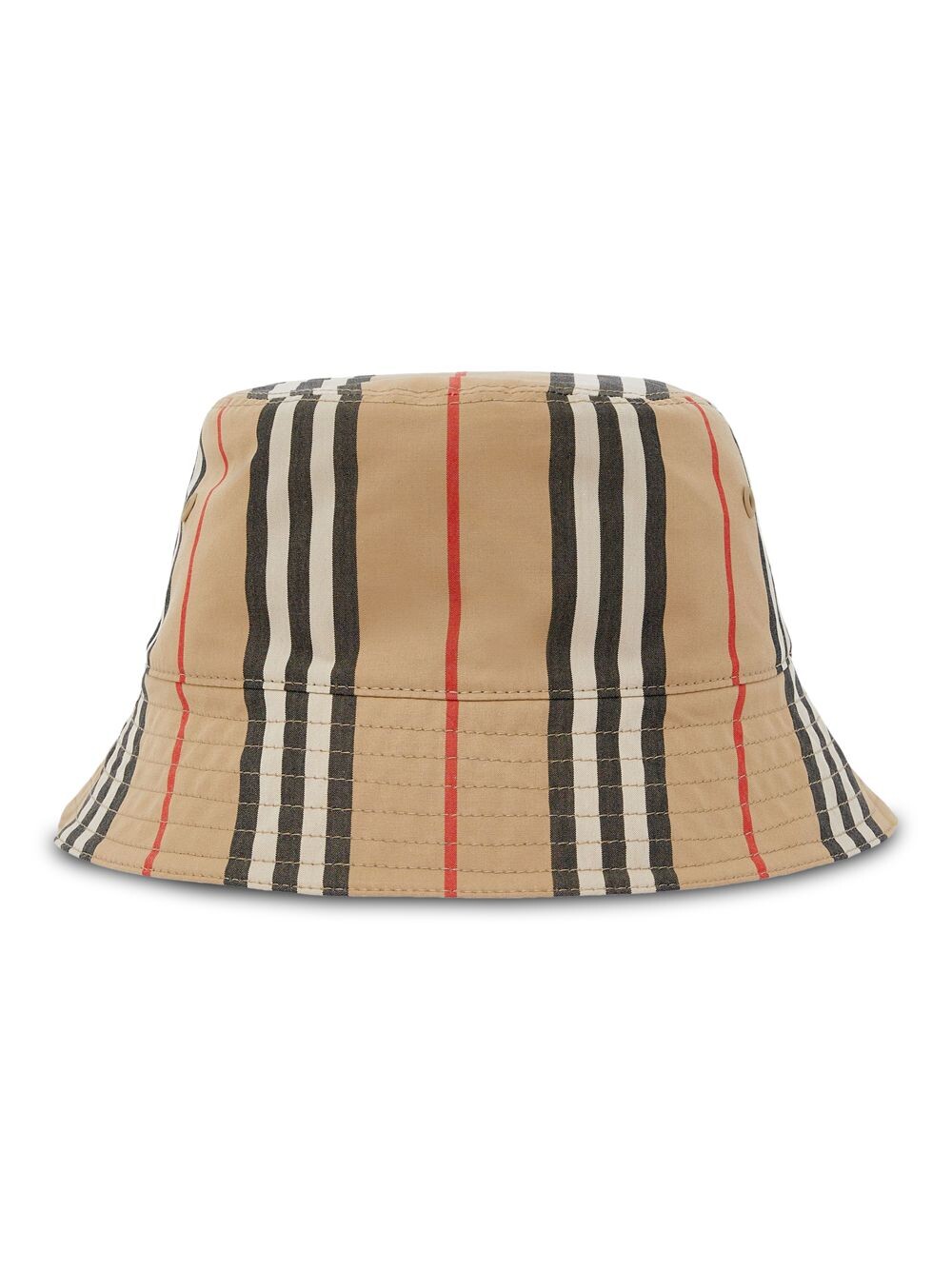 

Двусторонняя панама в полоску Icon Stripe Burberry, бежевый