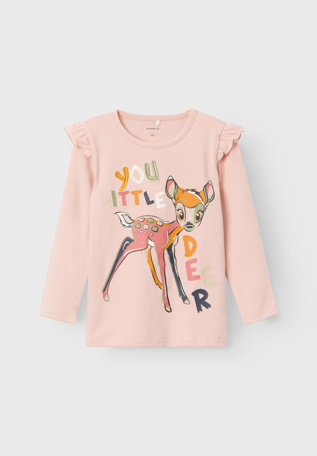 

Топ с длинными рукавами NMFANNIE DISNEY BAMBI Name it, цвет rose smoke