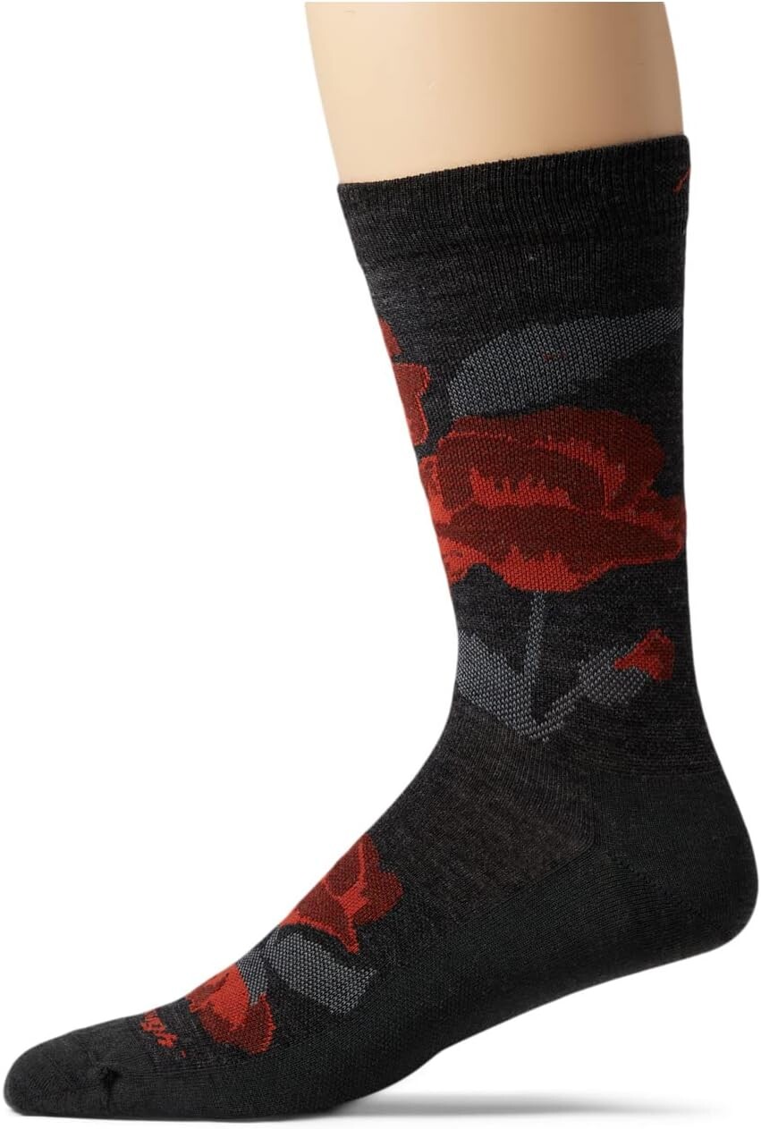

Poppies Crew Легкий вес Darn Tough Vermont, цвет Charcoal
