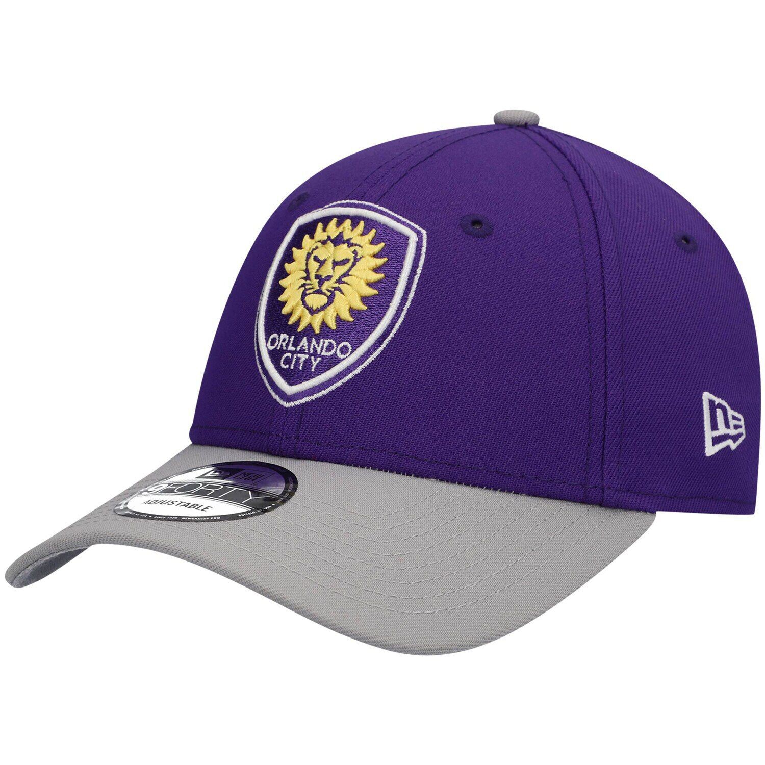 

Мужская регулируемая кепка New Era Purple Orlando City SC Patch 9TWENTY