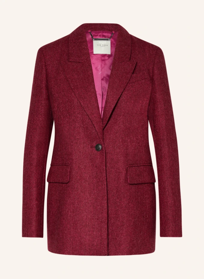 

Allyaah твидовый блейзер Ted Baker, фуксия