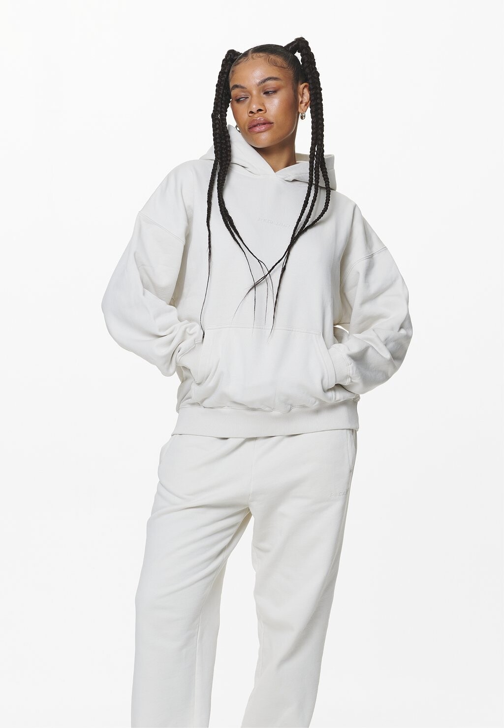 

Толстовка Pegador ХУДИ CLARITA LOGO OVERSIZE, цвет washed salty cream