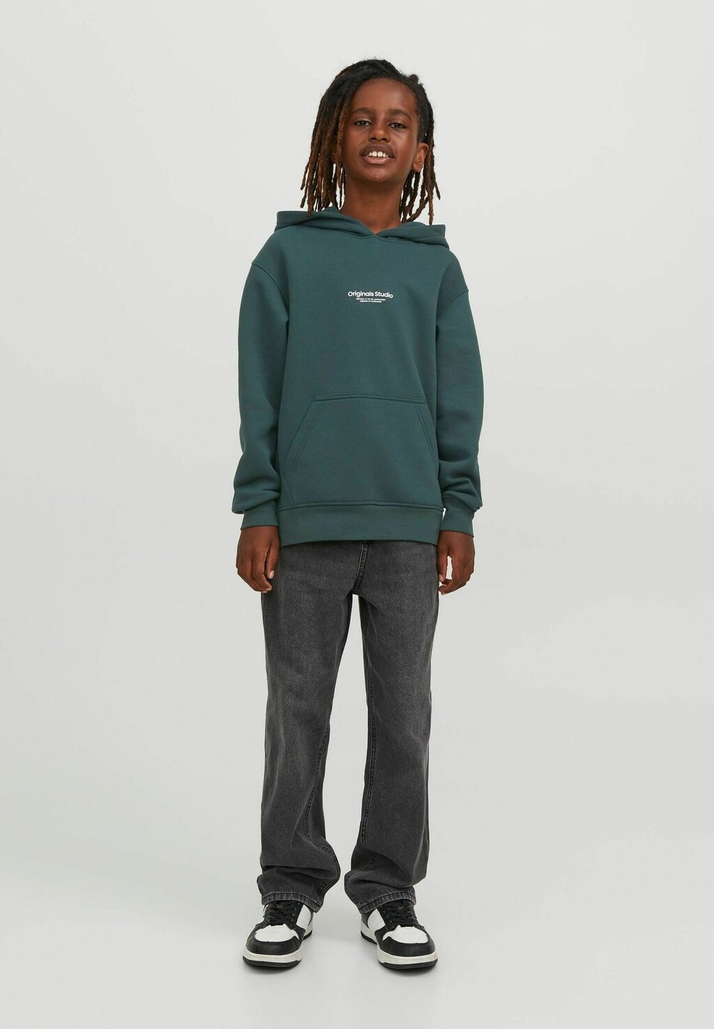 

Толстовка JORVESTERBRO Jack & Jones Junior, темно-зеленый