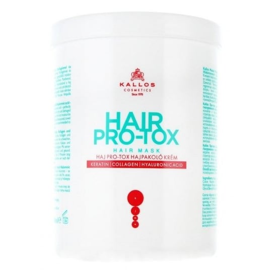 Маска для волос, 500 мл Kallos, Hair Pro-Tox