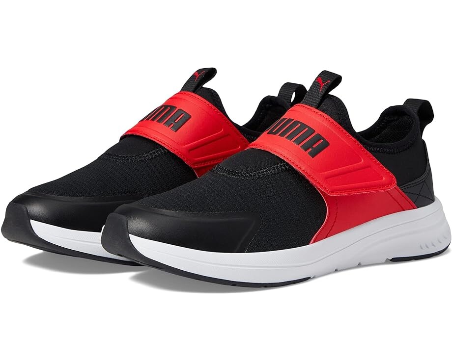 

Кроссовки PUMA Evolve Slip-On, цвет Black/For All Time Red/White
