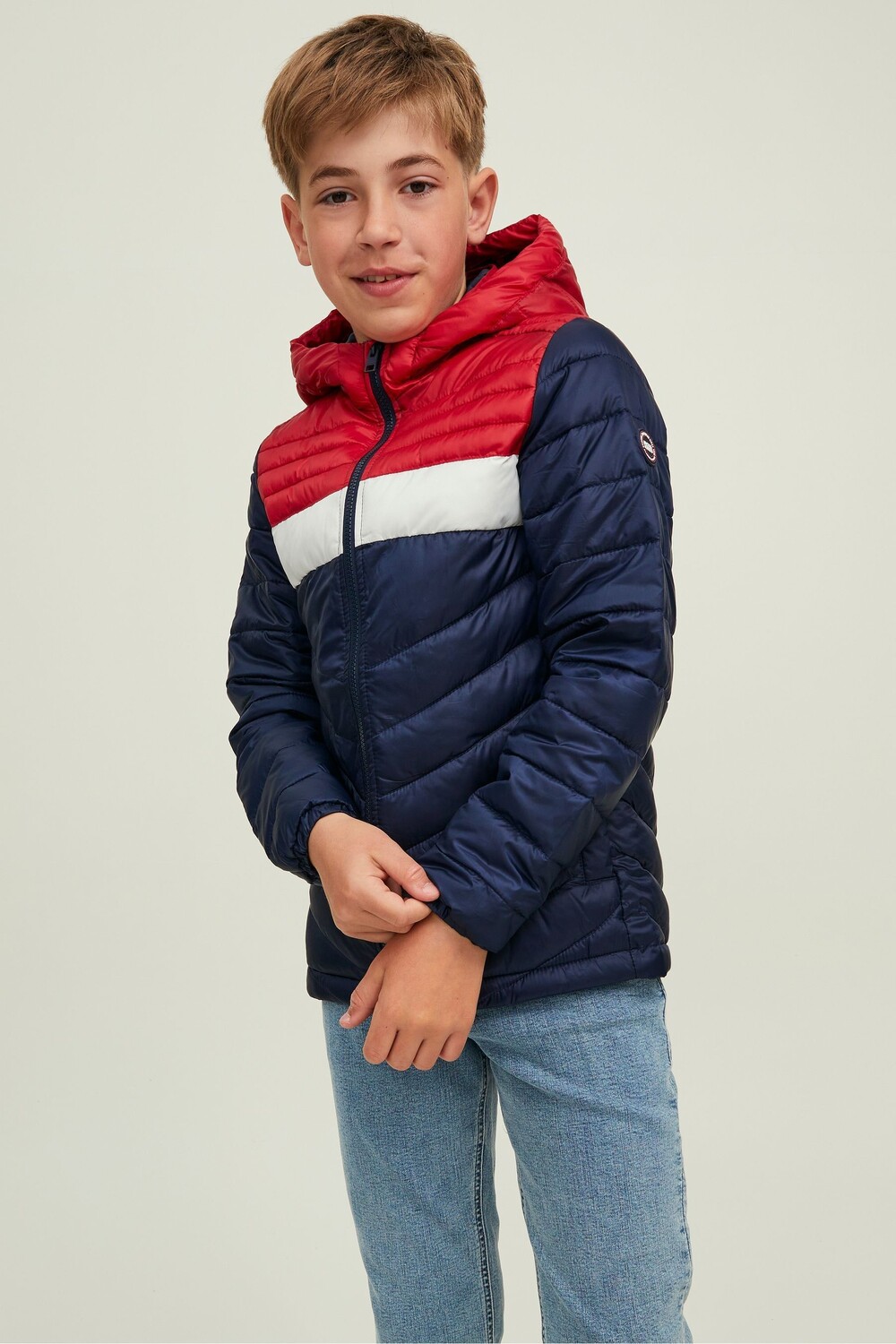 

Утепленная куртка с капюшоном Jack & Jones, синий